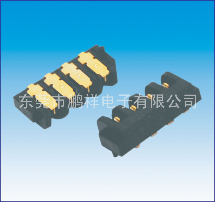 002系列，2.0mm電池母座4PIN
